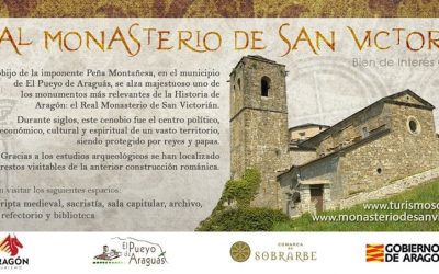 El Gobierno de Aragón mejorará el claustro y el acceso al Monasterio de San Victorián este año
